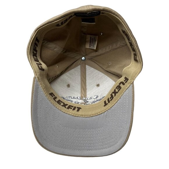 Cam Dan‎ Recycling Hat Cap Fitted Large Adult One Size Beige Flexfit Mens - Picture 6 of 9